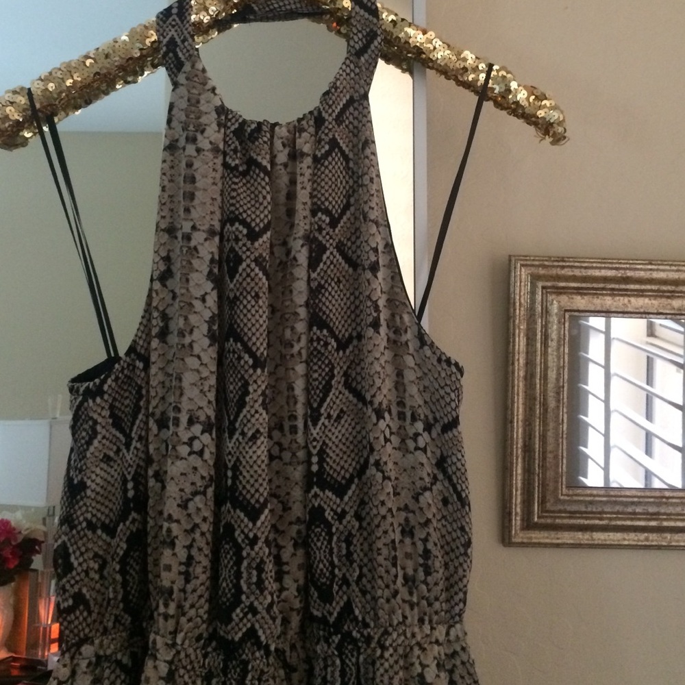 Jessica Simpson Python Maxi